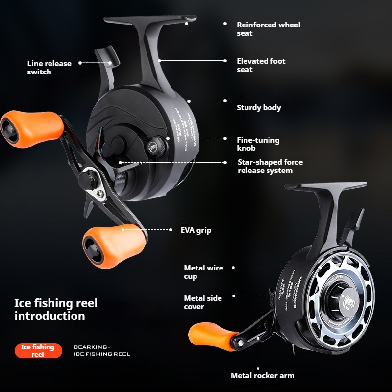 겨울 얼음 낚시 릴, 마이크로 프론트 드래그 스피닝 릴 - Ice Fishing Reel 리뷰 및 가격