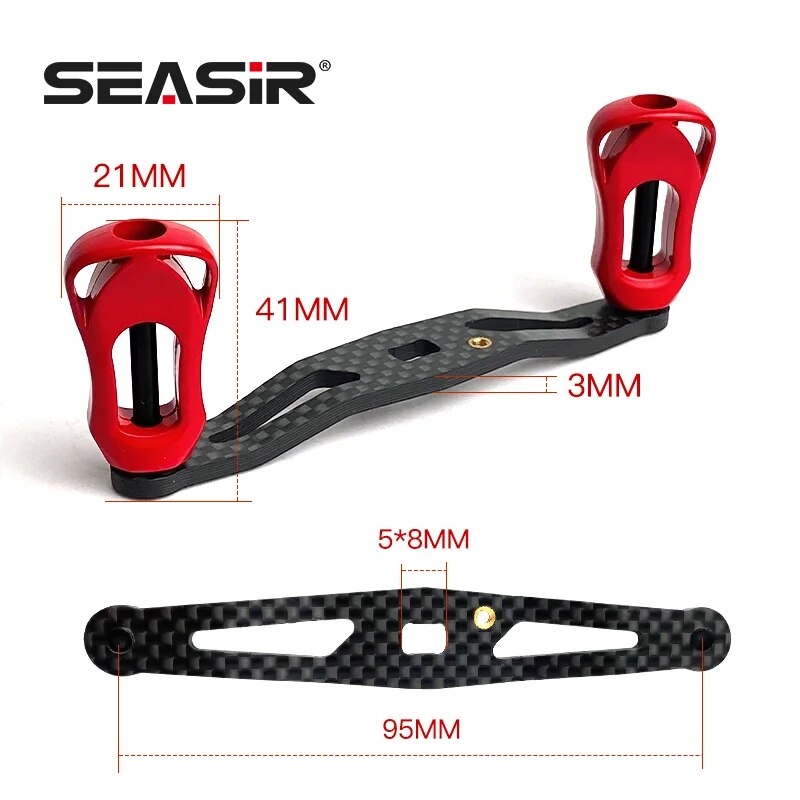 SEASIR 탄소 섬유 낚시 릴 핸들, 초경량 그립,  - Reel Spare Spool 리뷰 및 가격